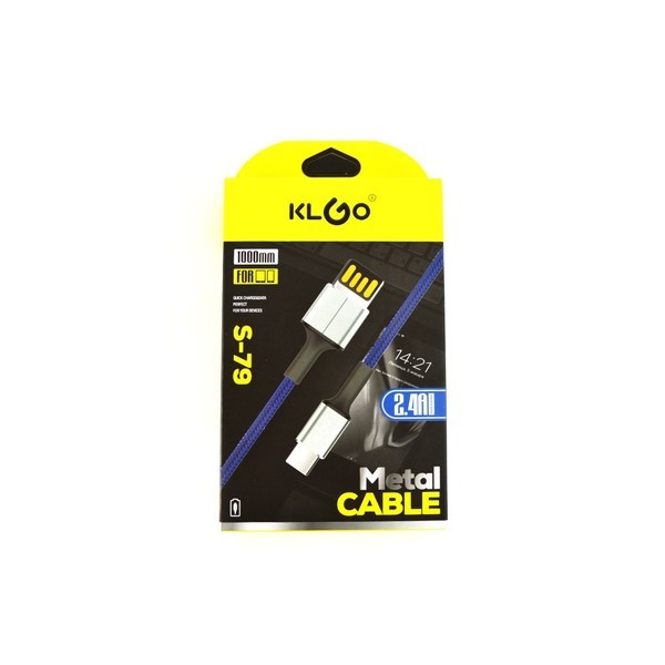 Микро USB кабел KLGO S-79