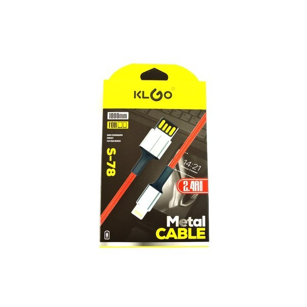 Микро USB кабел KLGO S-78