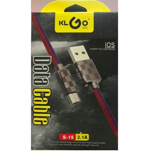 Микро USB кабел KLGO S-15 1