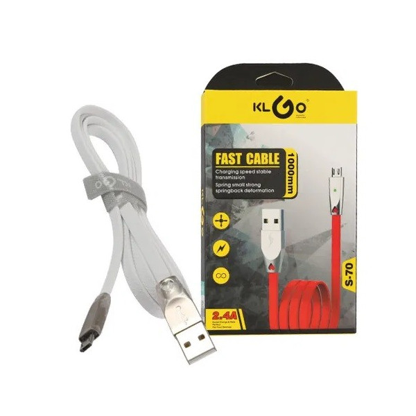 Плосък USB кабел – KLGO S-70  CA137