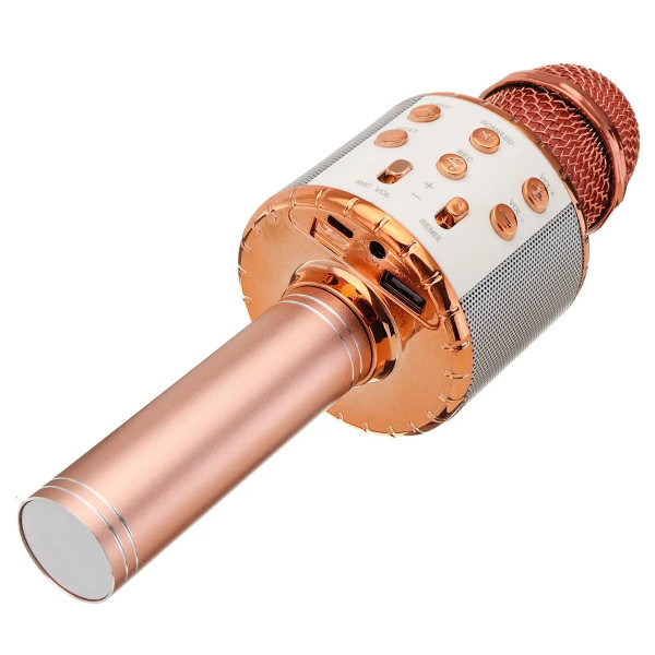Безжичен караоке микрофон Soundvox™ WS-858, Bluetooth, С включен говорител MF6 2