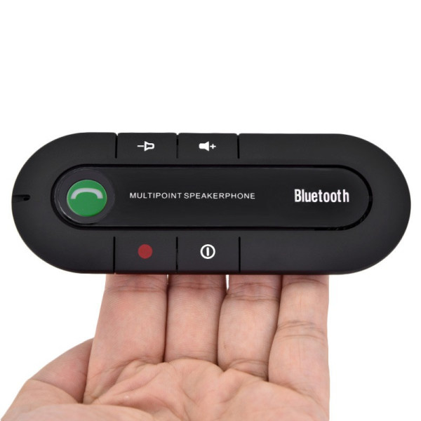 Елегантен Bluetooth трансмитер за монтиране на сенника в автомобила HF2