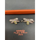 Пролетно - летни обеци пчелички с кристал А107 11