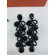 Дамски обеци висящи в черно с различни форми А150 8
