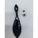 Дамски обеци висящи в черно с различни форми А150 14