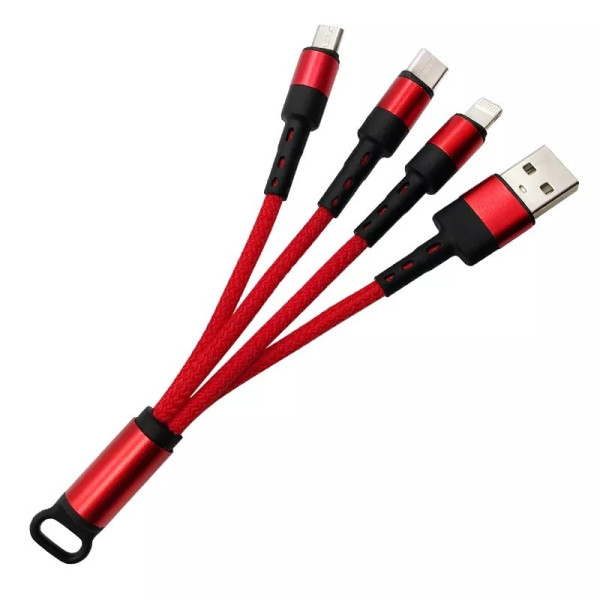 USB кабел 3-в-1 KLGO S-670 CA15 1