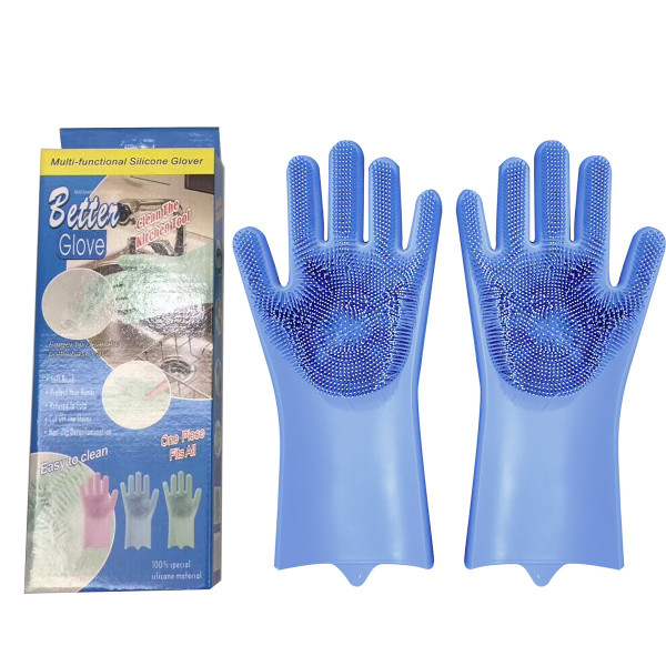 Магически силиконови ръкавици за миене на съдове Magic Brush TV822