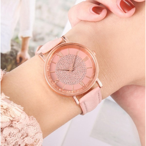 Класически дамски часовник в минималистичен стил WW5