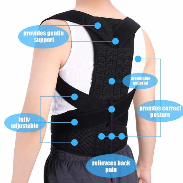 Унисекс колан за премахване на болката в гърба подходящ за жени и мъже TV512