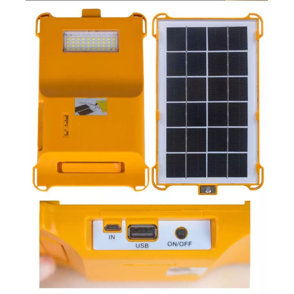 Соларна батерия Power bank с четири функции за външно осветление.