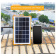 Соларна батерия Power bank с четири функции за външно осветление. 10