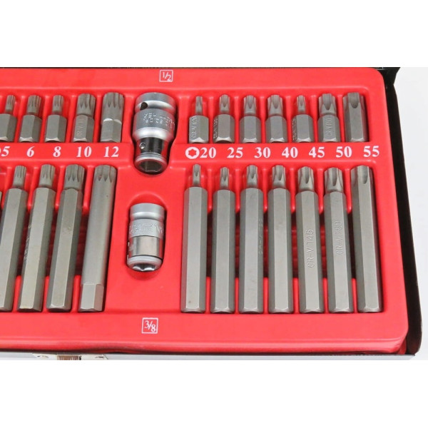 Професионален комплект с накрайници за винтоверт от 41 части оформен в куфарче