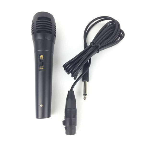 Динамичен жичен караоке микрофон в комплект с кабел 3