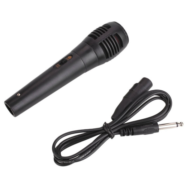 Динамичен жичен караоке микрофон в комплект с кабел 1