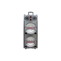 Двойна BOSE 400W 2x12”+DJ пулт мощни активни караоке тонколони 2 микрофона