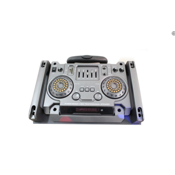 Двойна BOSE 400W 2x12”+DJ пулт мощни активни караоке тонколони 2 микрофона