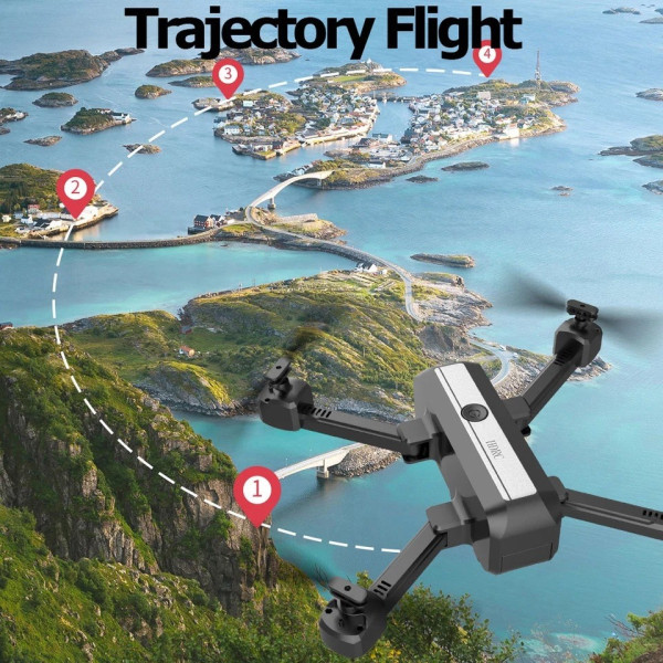 Сгъваем дрон с двойна камера и видео в реално време 4K HD - Dron H20 (4K)
