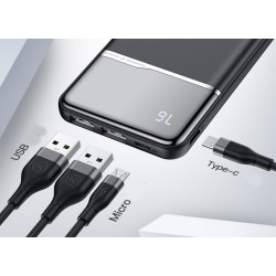 Ултра тънко преносимо зарядно устройство KUULAA power bank 10000mAh - TV500 15