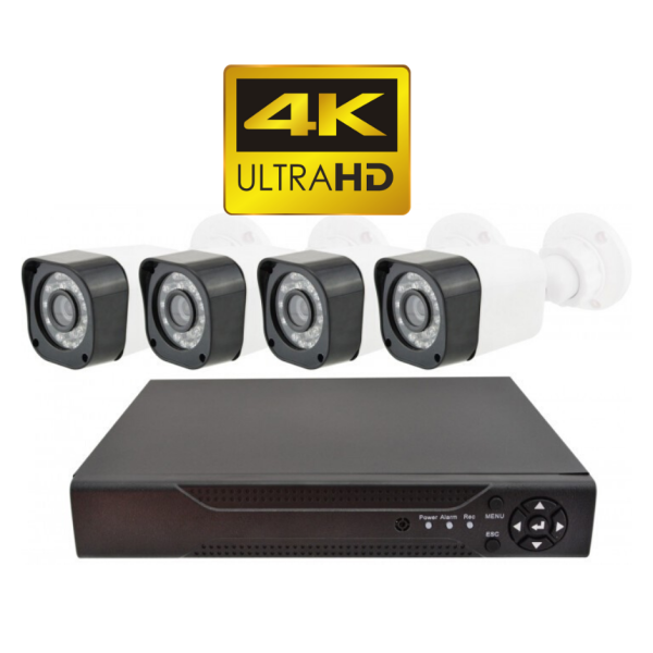 Система за видеонаблюдение E’CH CCTV 4K Ultra HD 1
