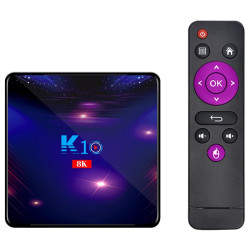 Смарт ТВ бокс K10 TV BOX Android 8K, 32GB, WiFi и Bluetooth 10