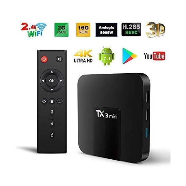 Мини устройство Smart TV Box TX3 Mini, Android 7.1 1