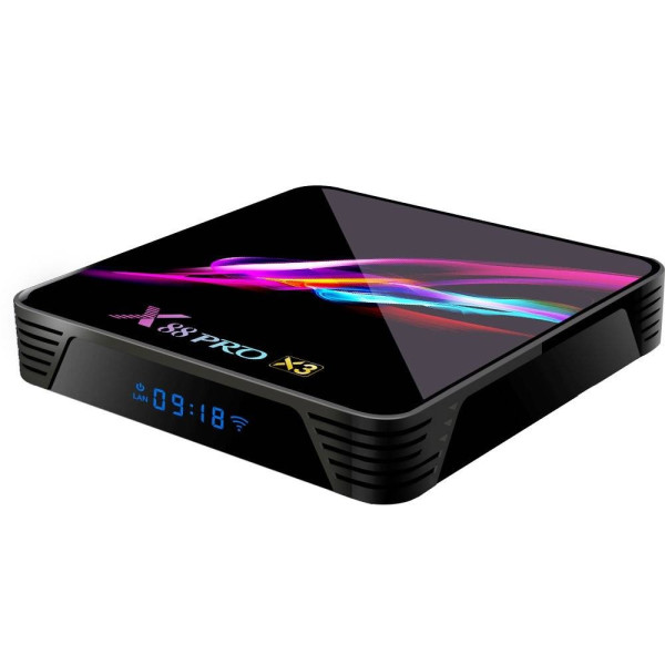 Невероятен ТВ Бокс X88 PRO X3 Amlogic S905x3 4GB / 32GB 8K видео
