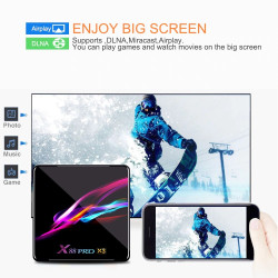 Невероятен ТВ Бокс X88 PRO X3 Amlogic S905x3 4GB / 32GB 8K видео 10