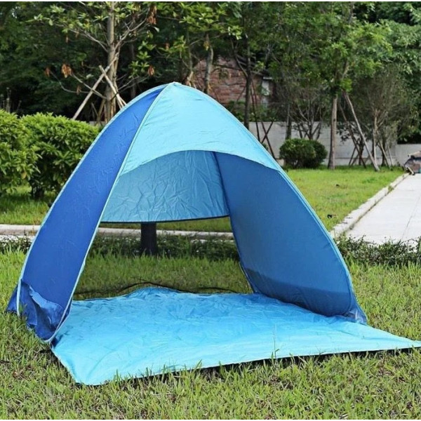Саморазгъваща се лятна двуместна палатка за плаж или къмпинг PALAT5 4