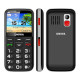 Мобилен телефон с големи клавиши,  3MP камера, фенерче, 1400 mAh батерия UNIWA 3G 2