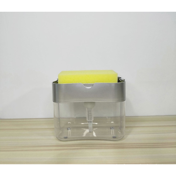 Контейнер - дозатор за течни препарати  в комбинация с почистваща гъба TV525