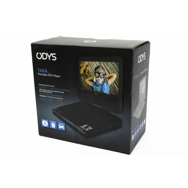 Портативен DVD плейър ODYS със 7 инчов въртящ се екран