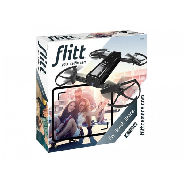 Сгъваем джобен дрон Flitt 720P  с управление от телефона 2