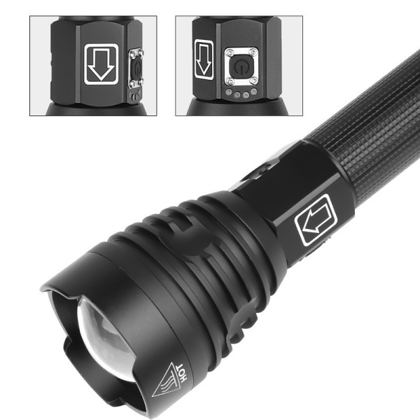 Портативен здрав фенер с ярка светлина, лампа  XHP90 - FL63