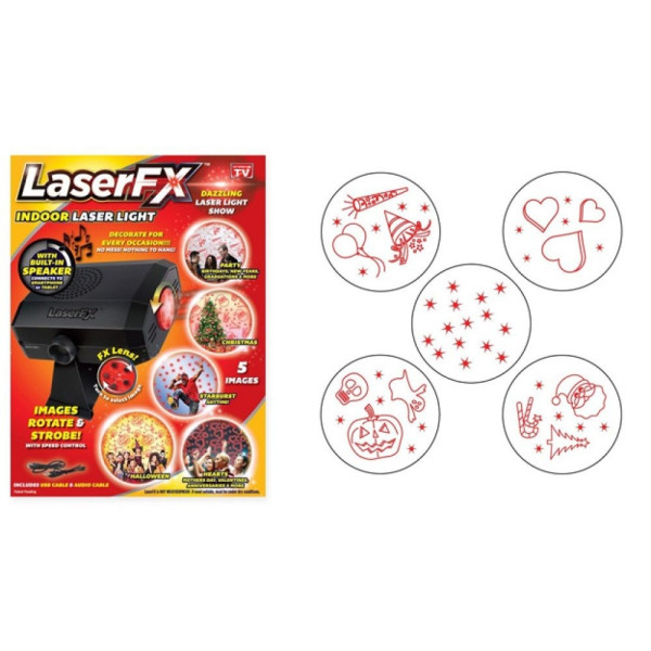 Лазерен музикален проектор Laser FX 2