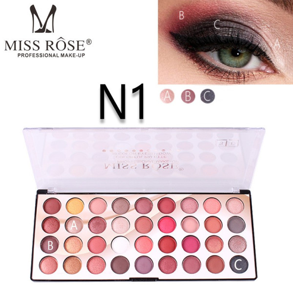 Цветни сенки за очи 3D MISS ROSE hzs198
