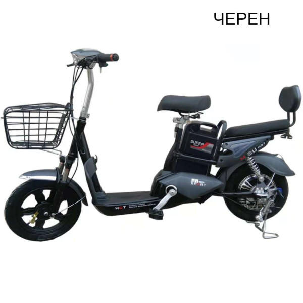 Електрически велосипед с мощност 350W и двойна седалка MOTOR4