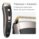 Машинка за подстригване на коса с керамично–титаниево острие и дисплей SHAV20