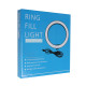 Селфи  ринг LED лампа с мини трипод и мултифункционално дистанционно управление