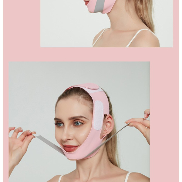 V - образна маска за лицето с лифтинг ефект, оформя, повдига и стяга  TV628