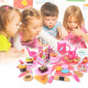 Детска играчка – торта за приятели с множество части и свещички 5