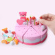 Детска играчка – торта за приятели с множество части и свещички 7