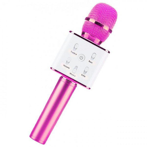 Безжичен Bluetooth микрофон за караоке с вградена колонка Q7 MF3