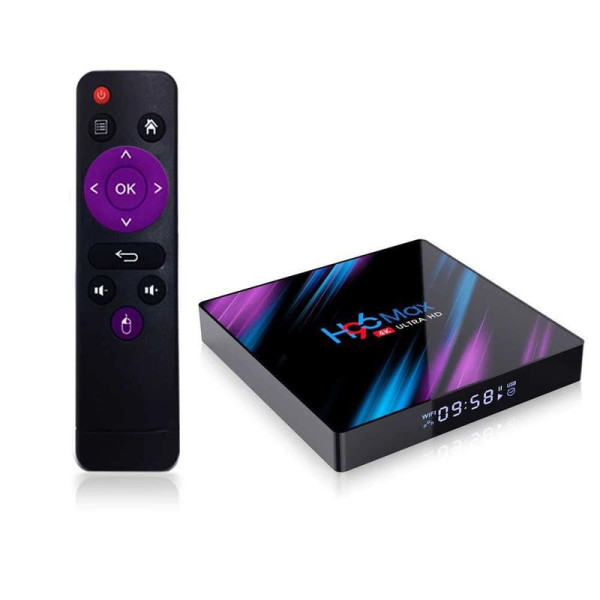 Смарт TV бокс TVBOX H96 MAX, RK3318, Android 10.0, 4K, Wi-Fi