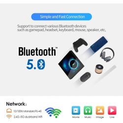 Смарт TV декодер T95 4G+128G, Android 10.0, Allwinner H616, 6K HD, мултиплейър 12