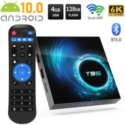 Смарт TV декодер T95 4G+128G, Android 10.0, Allwinner H616, 6K HD, мултиплейър 15