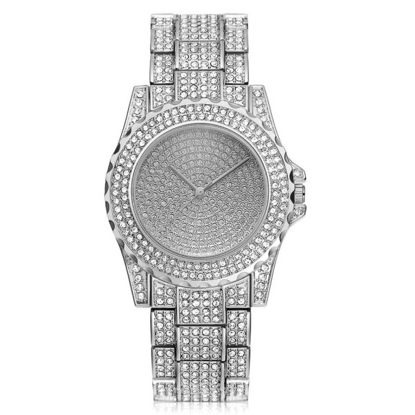 Луксозен кварцов дамски часовник – лукс от злато или сребро WW7