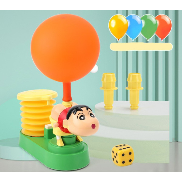 Забавна детска игра със зарчета и количка за надуване на балони 6+ WJ01 10