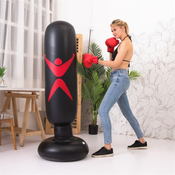 PVC Надуваема боксова круша 160 см, за деца и възрастни, с подсилена основа TV663 1