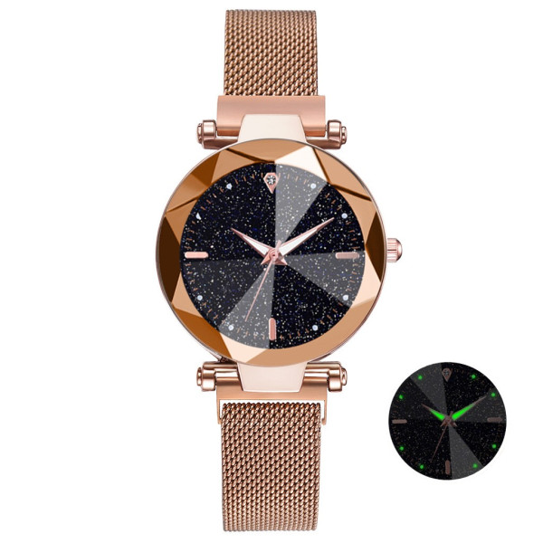 Луксозен дамски часовник „звездно небе“ тип гривна WW8