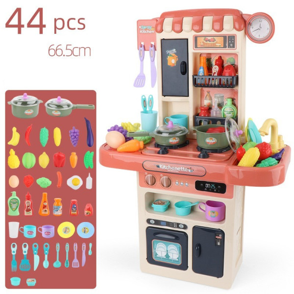 Голям комплект детска кухня с много различни компонента 44pcs WJ24-1 2